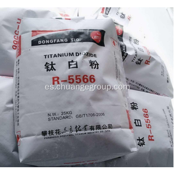 Pigmento blanco 98 Rutile Titanium Dioxide Grado R5566